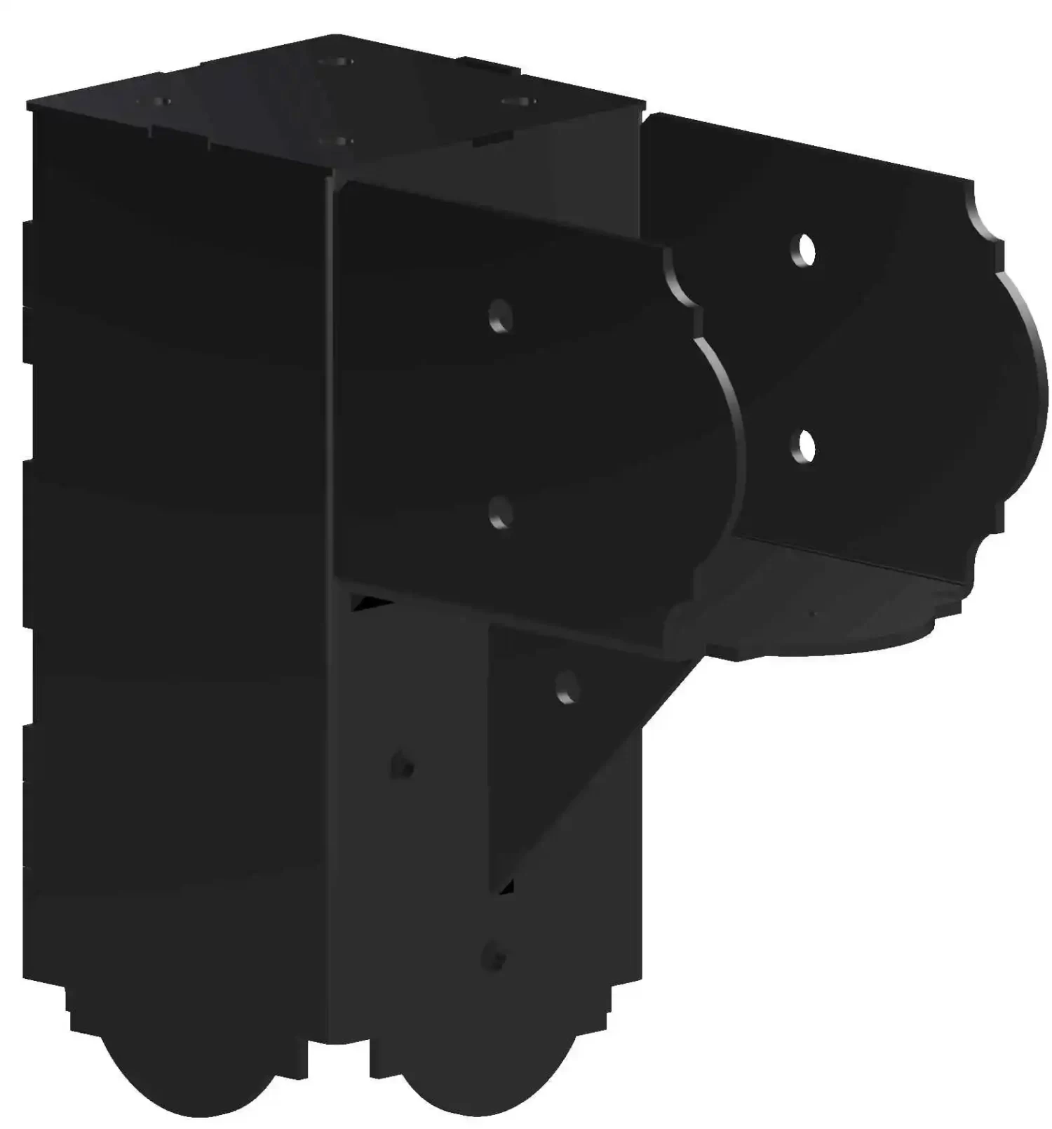 elbow bracketDIY Heavy Duty 4X4 90 degree Elbow Bracket - RioOutdoors.com