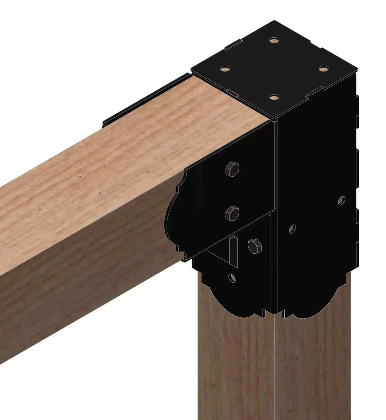 elbow bracketDIY Heavy Duty 4X4 90 degree Elbow Bracket - RioOutdoors.com