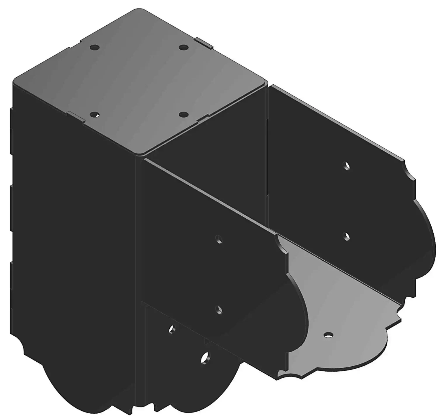 Elbow BracketDIY Heavy Duty 6x6 90 degree Elbow Bracket - RioOutdoors.com