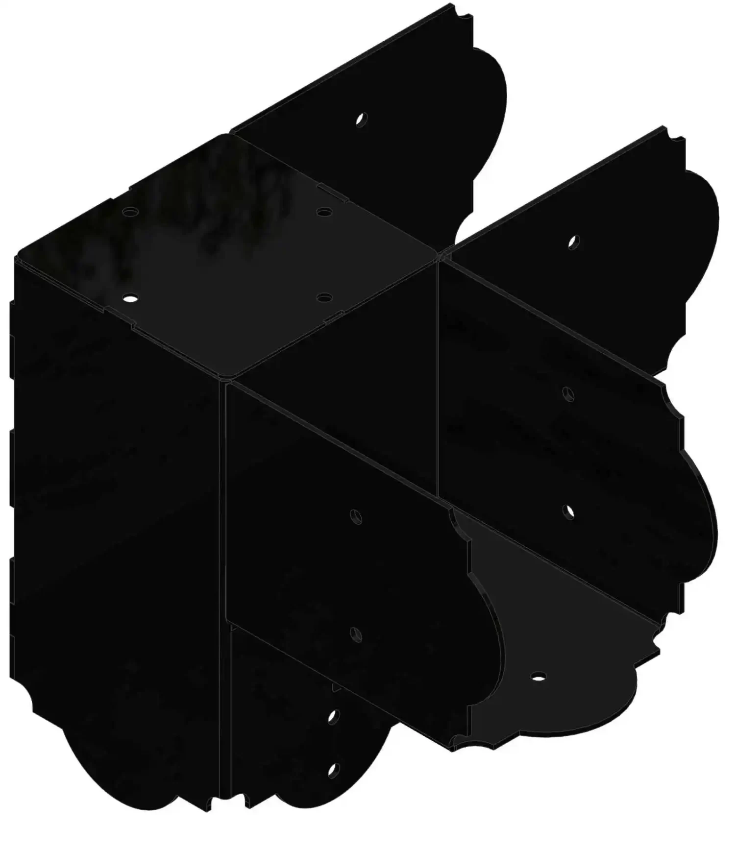 Elbow Bracket DIY 2-way 90 degree 6x6 Elbow Bracket - RioOutdoors.com