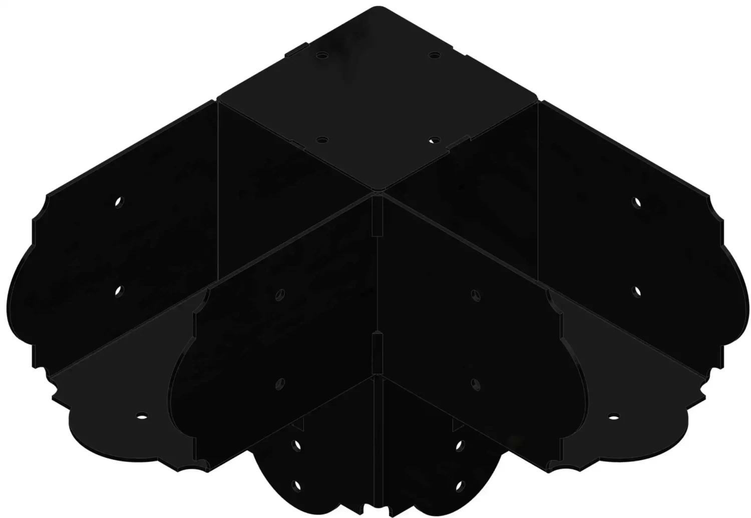 Elbow Bracket DIY 2-way 90 degree 6x6 Elbow Bracket - RioOutdoors.com