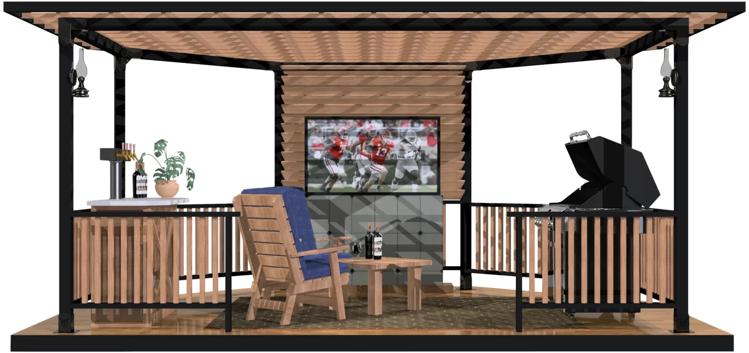 Partial Octagon Gazebo - RioOutdoors.com