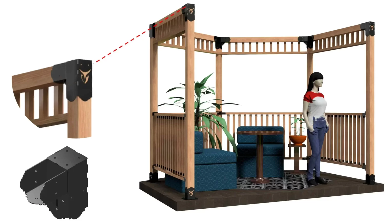 4C1L Bracket Application Depiction