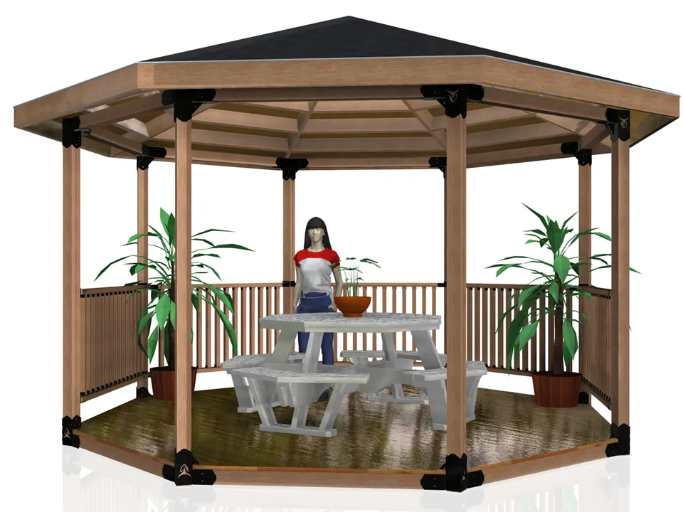 Octagon Gazebo - RioOutdoors.com