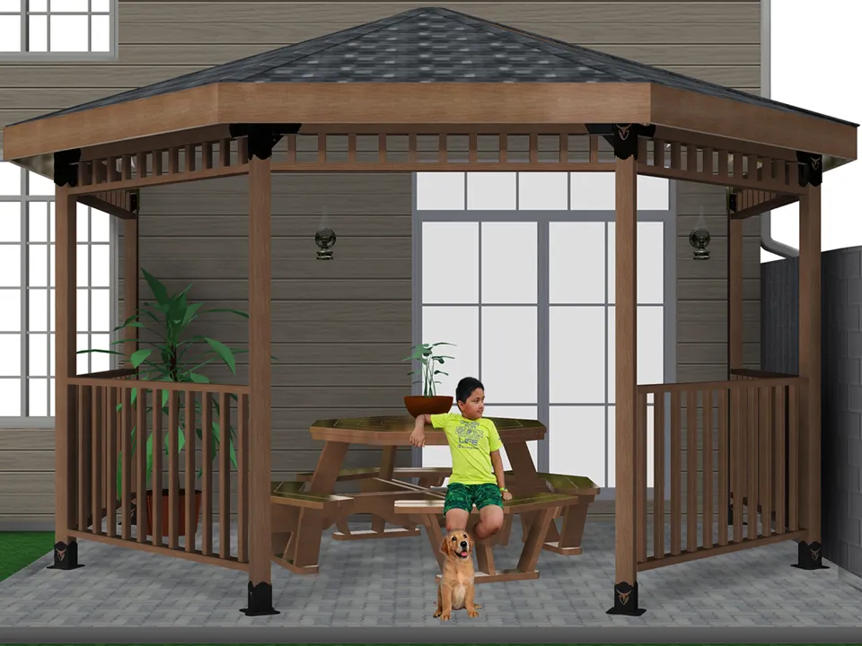 Octagon Gazebo - RioOutdoors.com