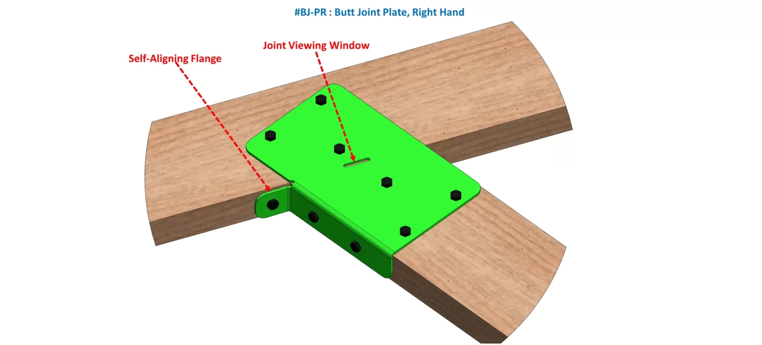 Truss Butt Joint Plate, Right Hand - RioOutdoors.com