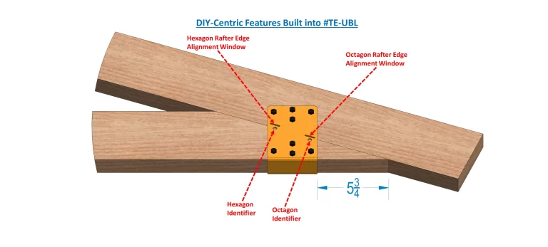 This illustration provides a clear breakdown of assembling a truss end u-channel bracket, highlighting components and their connections for effective structural integrity.