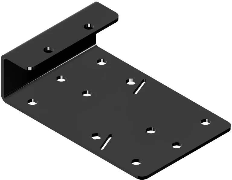 Metal Bracket for Sturdy Support in Construction Projects, Showcasing Multiple Holes for Versatile Installation Options
