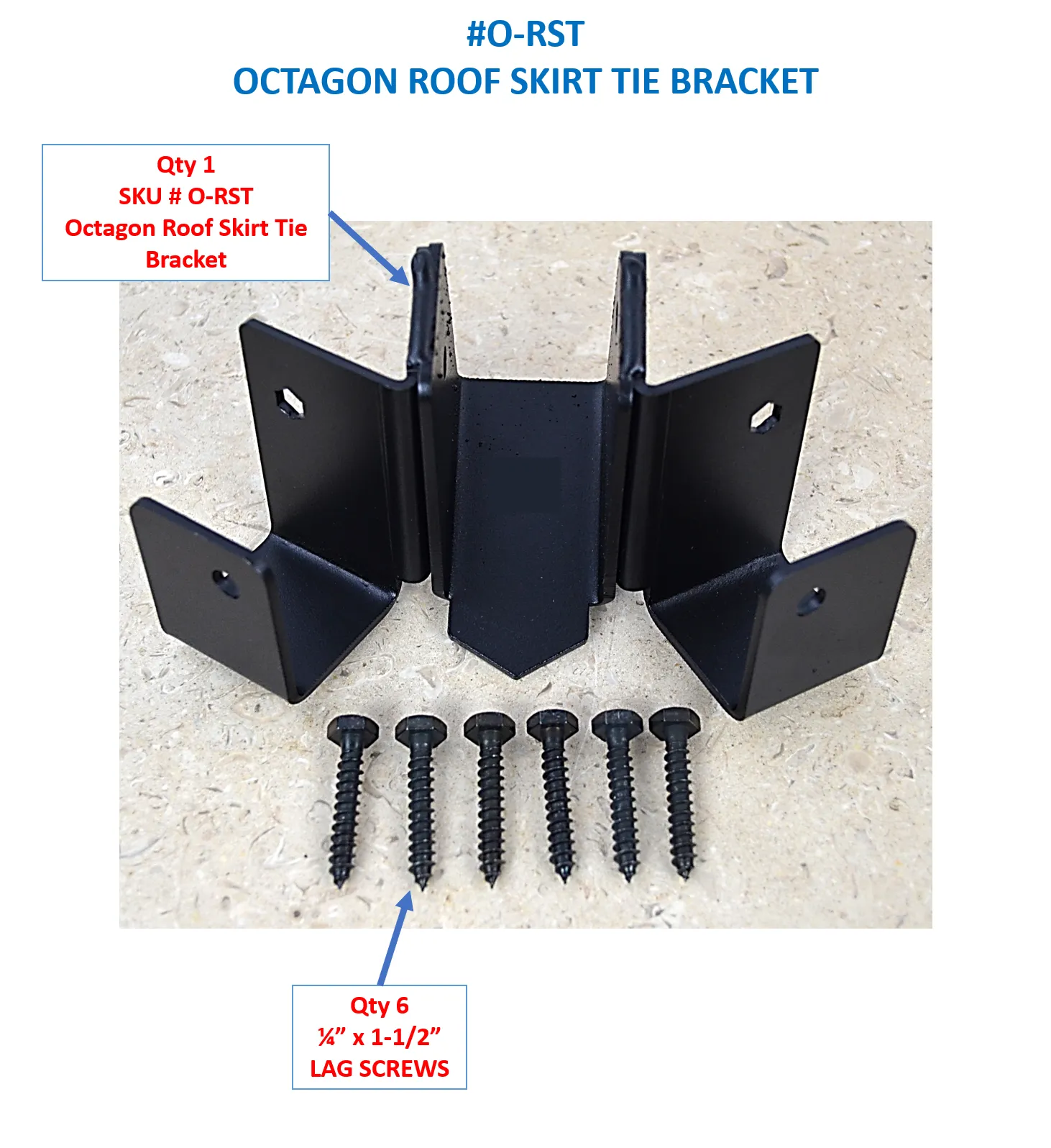 DIY  2024-05-18 4×4, Surface Mounted, Wall Attached, Partial Octagon Gazebo Brackets Kit 15