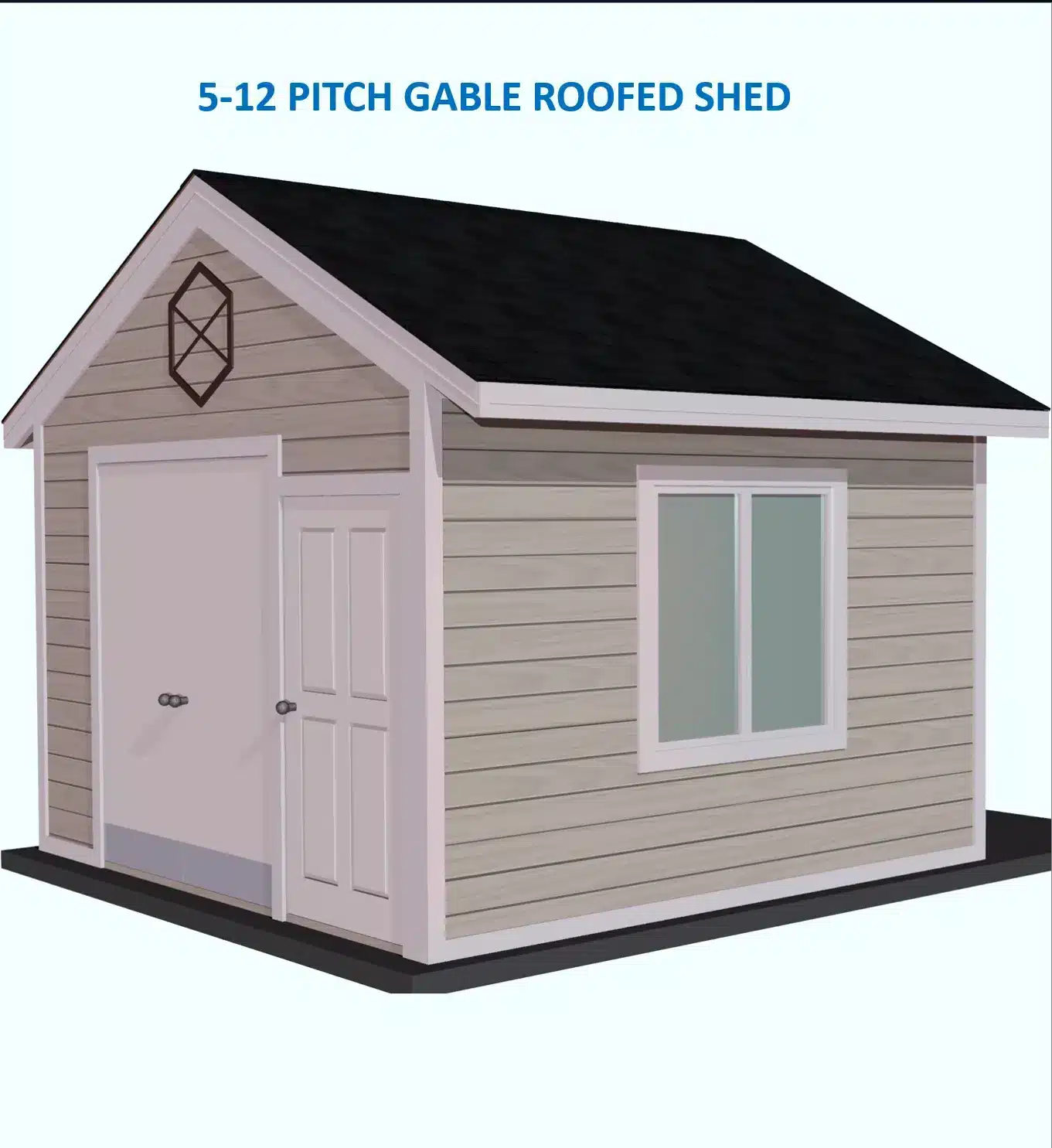 Gable Roof Bracket Kit, 5-12 Pitch, Universal Width - Gable Roof Bracket Gable Roof Bracket Kit, 5-12 Pitch, Universal Width - RioOutdoors.com