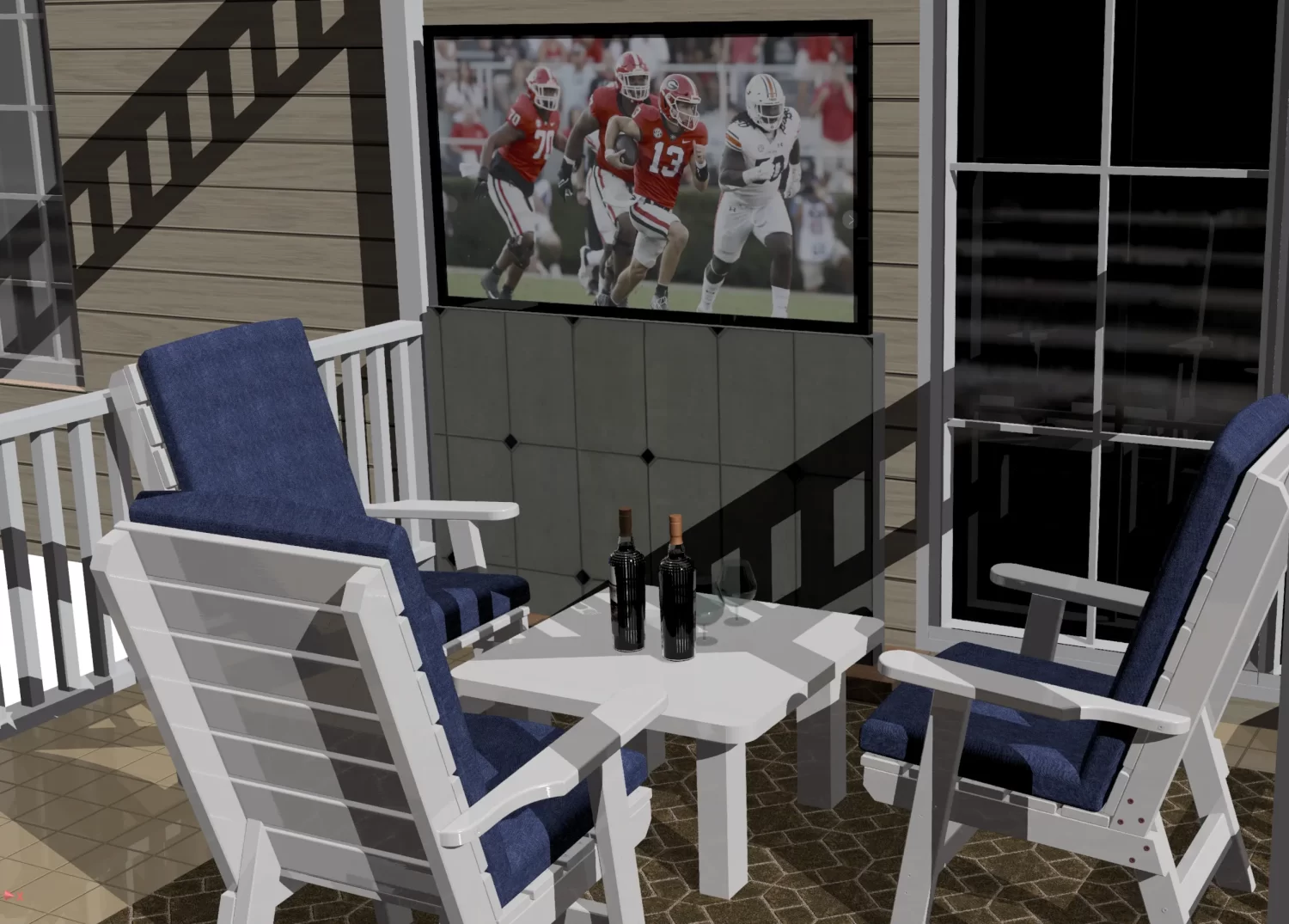 DIY 4x4 Partial Hexagon Gazebo Kit, Wall Attached - DIY 4x4 Partial Hexagon Gazebo DIY 4x4 Partial Hexagon Gazebo - RioOutdoors.com