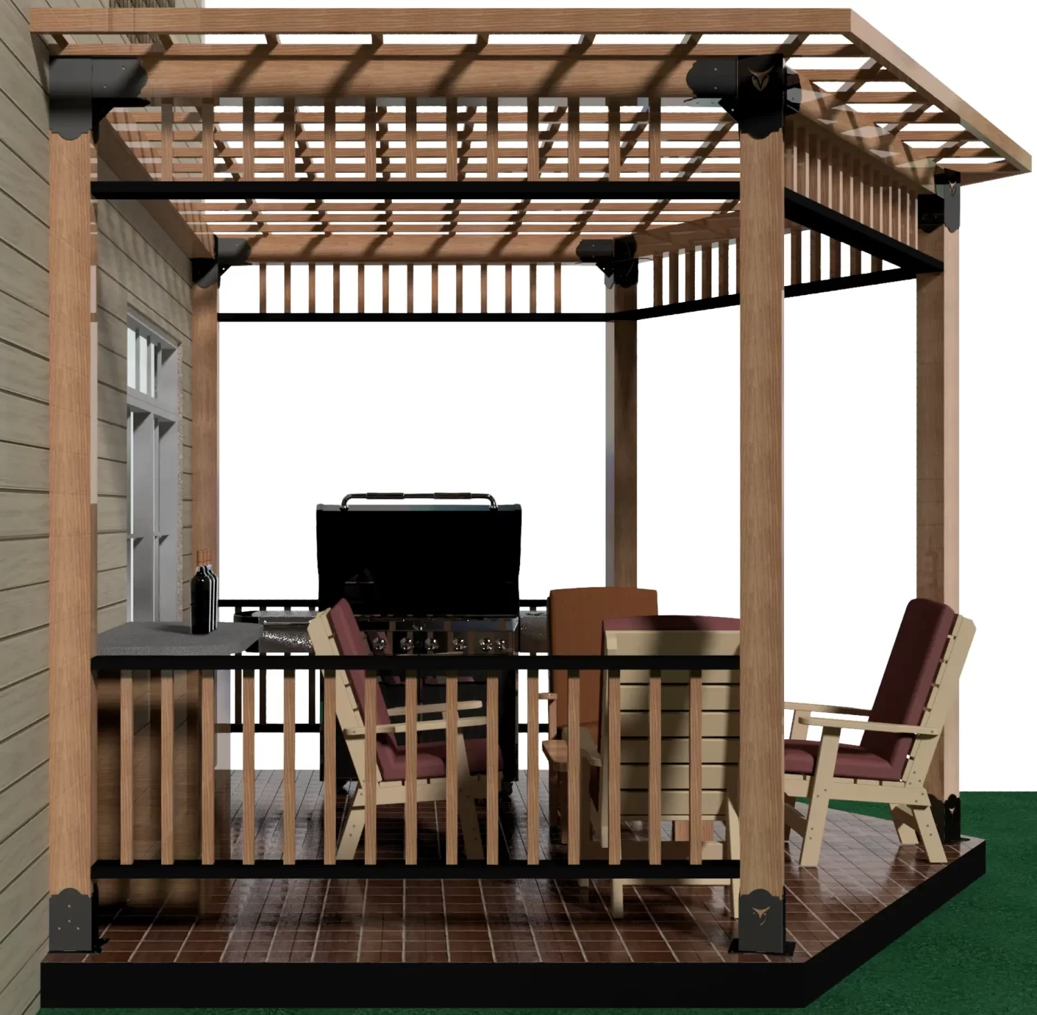 DIY 6x6 Partial Hexagon Gazebo - RioOutdoors.com