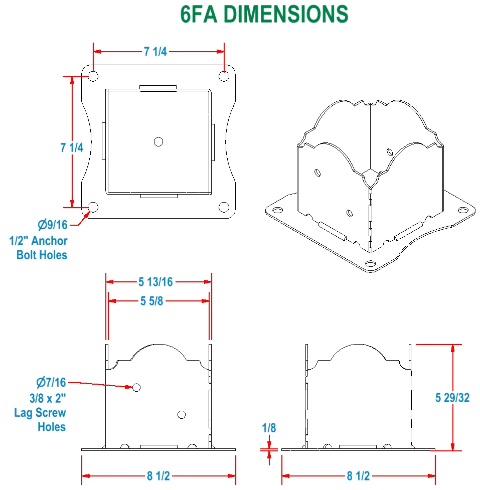 6FA DIMENSIONS